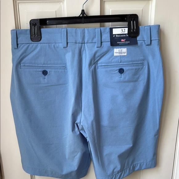 Vineyard Vines 8” Breaker Performance Shorts- The Blue Flat Front - Picture 2 of 3